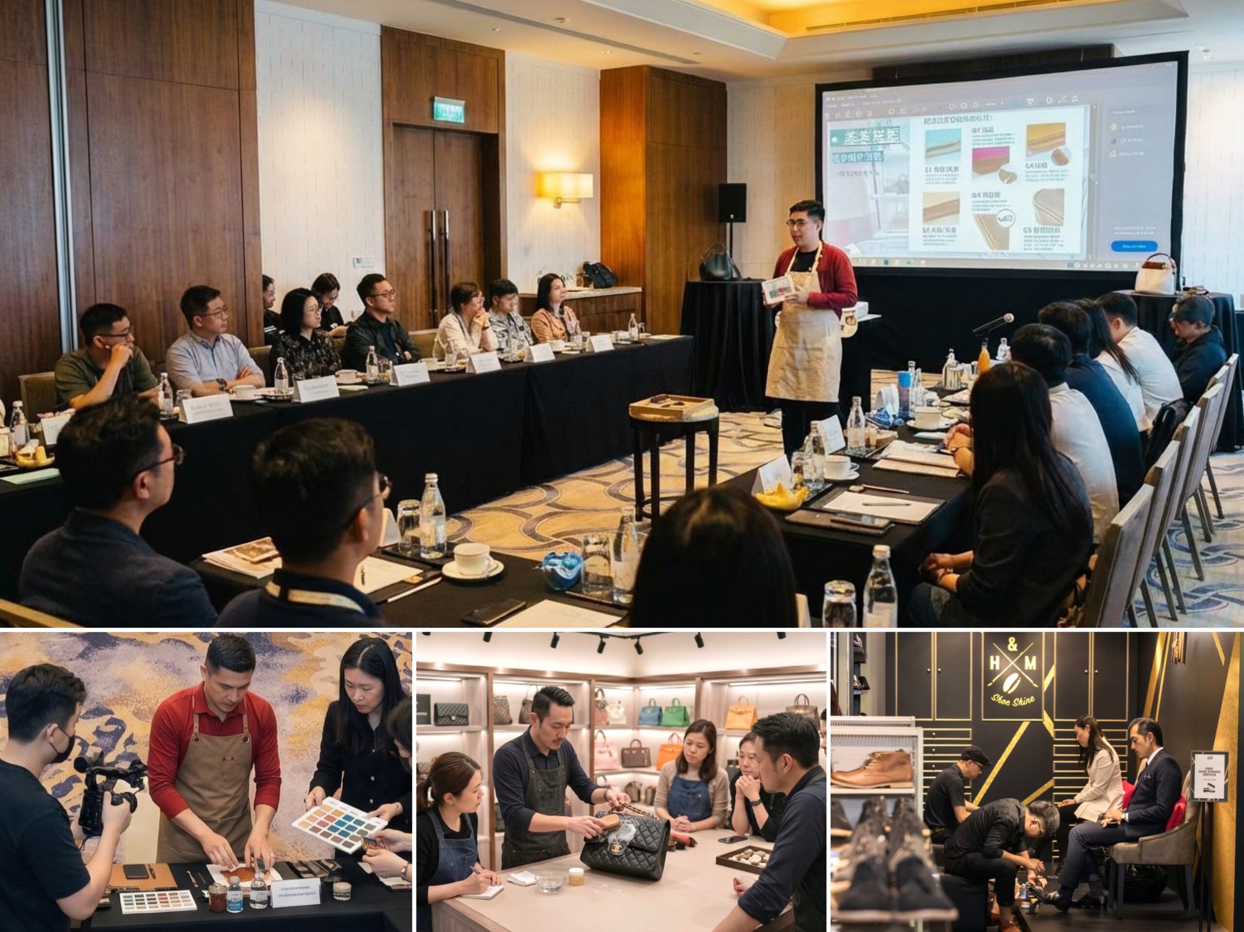 B2B 國際名牌商業合作 品牌培訓，名牌手袋維修與翻新，品牌活動邀請